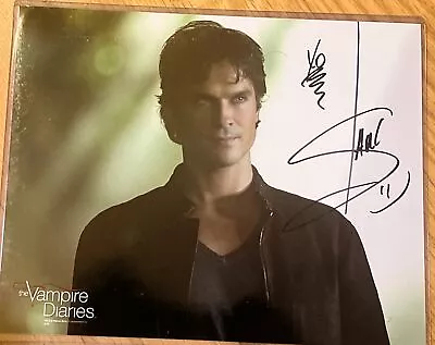 Ian Somerhalder Vampire Diaries 8x10 Autograph  Certificate Of Authenticity • $99.99