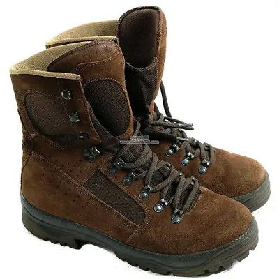 Meindl Brown Desert Combat High Liability Boots British Army • $61.65