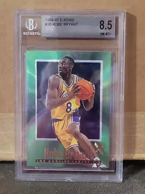 1996-97 Kobe Bryant Skybox E-X2000 #30 Rookie BGS 8.5 • $373.73