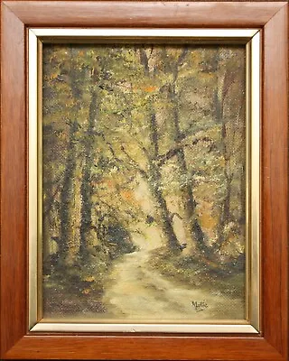 Irish Art Original Painting CRAWFORDSBURN PARK BANGOR IRELAND By MATTIE WAUGH • £120