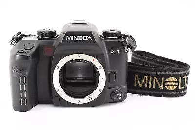 [MINT] MINOLTA α-7 A-7 α7 A7 SLR 35mm Film Camera Black Body From JAPAN #515 • $175.99