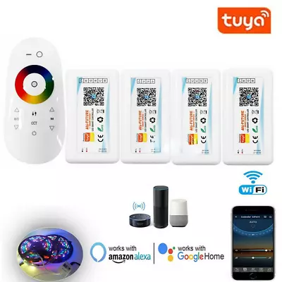 5-24V Tuya Wireless LED WiFi APP Smart Controller 2.4G RF Remote For Led Strip • $9.63