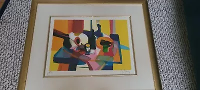 Signed Marcel Mouly Still Life Lithograph • $1300