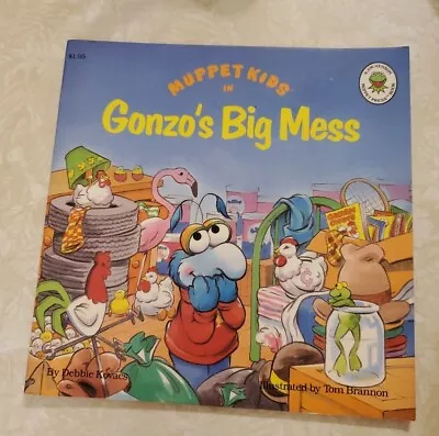 JIM HENSON MUPPET KIDS Vintage Book Gonzo's Big Mess • $9.99