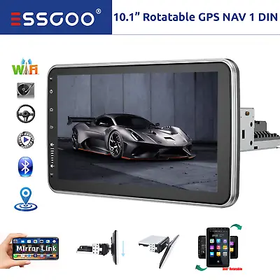 10.1  Android 12 Car Stereo MP5 Radio Player 2+16G GPS NAVI Wifi 1 DIN Bluetooth • $110.23