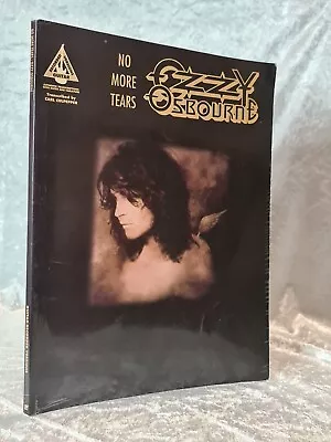 Ozzy Osbourne No More Tears Guitar Tab Book Zakk Wylde Metal Hal Leonard RARE  • $65