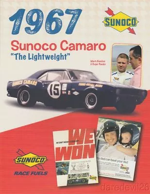 2016 Mark Donohue + Roger Penske Sunoco '67 Camaro PRI SCCA Trans Am Hero Card • $4.99