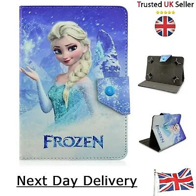 ELSA FROZEN Tablet Case -Cover For Any Tab 7   8   9.7   10.1  10.2  10.4  10.5  • £15.99