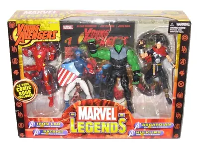 MARVEL LEGENDS Young Avengers Iron Lad Patriot Asgardian Hulkling Set Brand New • $119.99