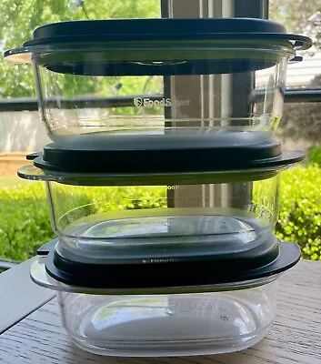 $15.50 • Buy FoodSaver® Preserve & Marinate Vacuum Containers (3), 3 Cup - GOOD CONDITION