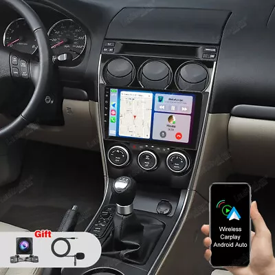 2G+64G Android 13.0 Carplay Car Radio GPS Head Unit For Mazda 6 GG GY 2004-2015 • $179.99