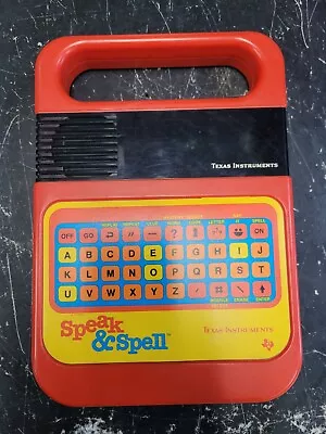 Vintage 1978 1980 Texas Instruments Speak & Spell - Tested And Working • $29.99