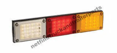 $421.04 • Buy LED Lighting -LED Jumbo Triple Combination Lamp(Amber/Red/White) Truck & Trailer
