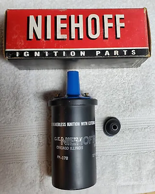 Niehoff FF178 12 Volt Ignition Coil 1956-74 Ford Lincoln Mercury & Marine Engine • $14.95