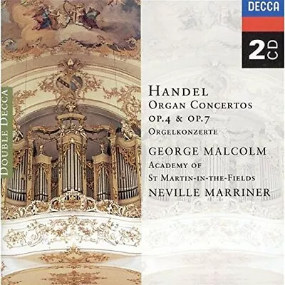 Handel: Organ Concertos Opp.4 & 7 By Georg Friederich Handel Sir Neville Ma. • £2.84