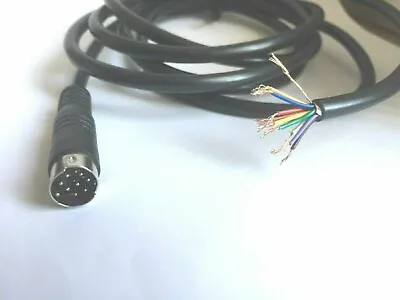  Grey Color 8 Pin Mini DIN Plug Breakout Cable For Yaesu Kenwood 3ft 1M USA Sell • $6.99