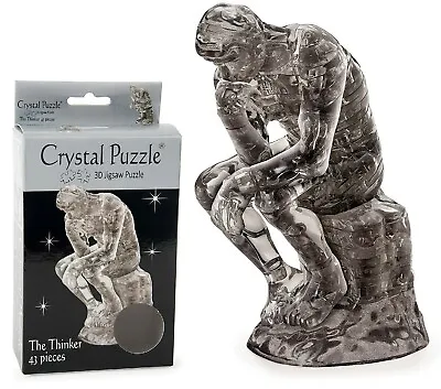 The Thinker 3D Puzzle Crystal Jigsaw 43 Pcs Gift For Kids  • £14.99