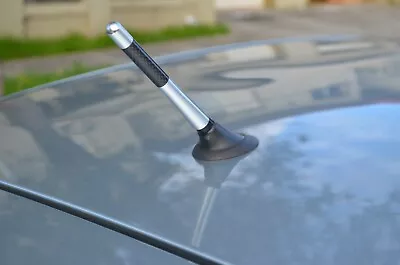 Carbon Fiber AM FM Antenna Aerial For Holden Trax Stubby Silvery • $19.95