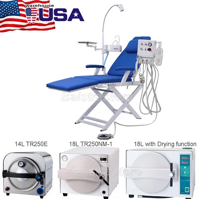 Dental Autoclave Sterilizer Steam/Drying /Dental Chair Turbine Unit LED Light • $715.90