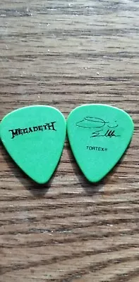 Megadeth ~ Dave Ellefson 2016 Dystopia Tour Guitar Pick ~ Stage-Tosser • $5