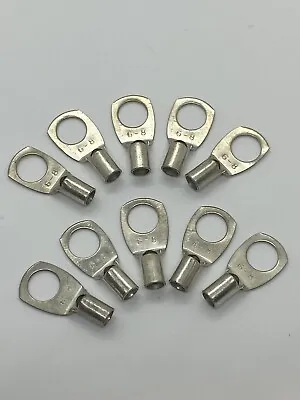 6-10 Copper Cable Lugs 6mm2 Battery Terminal Midi Fuse Connector 14B&S AWG 10pcs • $16.95