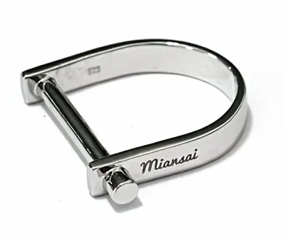 MIANSAI Sterling Silver Screw Cuff Ring Sz 12 New - NWOT Rare • $64.50