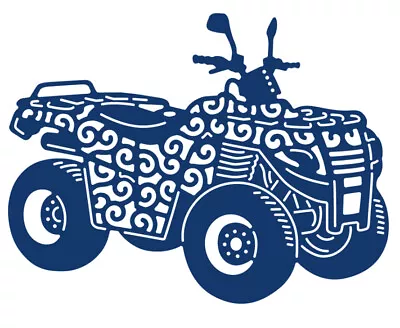 $15 • Buy Tattered Lace Die ~ Quad Bike ~ D792 ~ Sizzix Cuttlebug Spellbinders Compatible