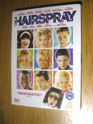 Hairspray - (DVD 2007)  - John Travolta - BRAND NEW & SEALED -(SLIPCOVER) • £4