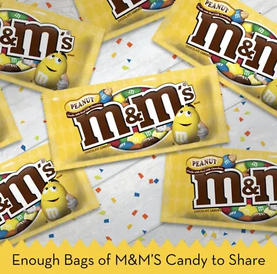 M&M'S Peanut Milk Chocolate Candy 1.74oz  (48 Individual Packs) • $41