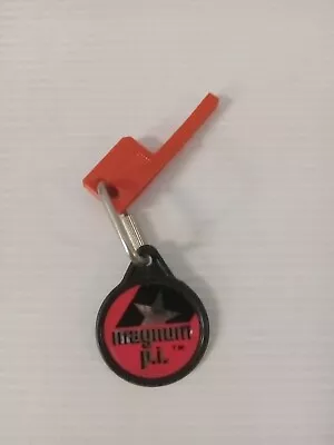 Vintage Kidco 1980 Burnin Key Car Magnum PI Red Black Replacement Key Only #62d • $16.65