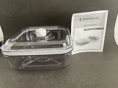 $34.99 • Buy Food Saver Quick Marinating Canister 2.25 Quart Vacuum Sealing System