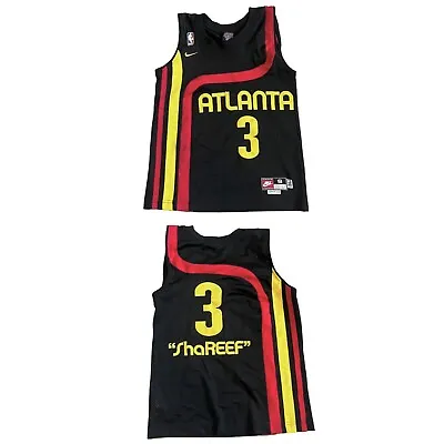 Vintage Nike Team Shareef Abdur Rahim #3 NBA Jersey Atlanta Hawks Youth Sz S +2 • $19.95