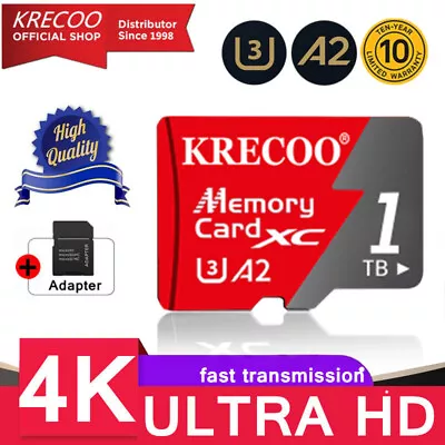 Untra Micro SD Extreme Pro 128GB 256GB 1TB Class 10 SDHC SDXC A2 U3 Memory Card • £7.59