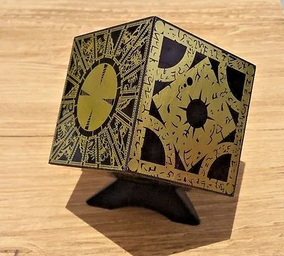 $58.45 • Buy Hellraiser Puzzle Box Foil Face Cube Lament Configuration W/ Stand FULL SIZE