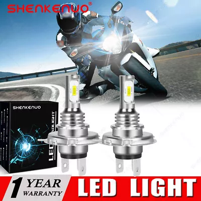 2PC High Power LED Headlight H4 Bulbs Lights For Suzuki GSXR 600 750 1997-2003 • $15.83