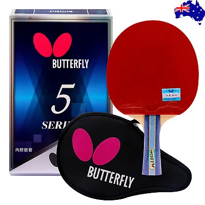 Genuine Professional Butterfly Table Tennis Racket Bat Ping Pong Paddle W/rubber • $114.95