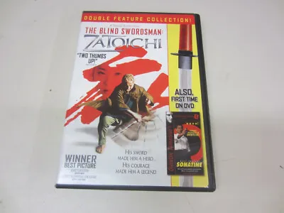 $9.99 • Buy ZATOICHI: The Blind Swordsman DVD Double Feature BEAT TAKESHI SONATINE