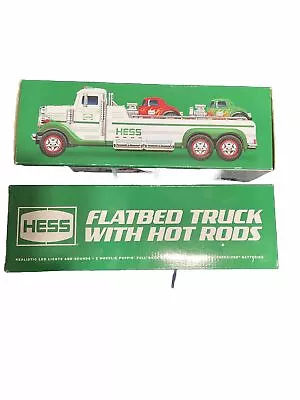 2 BNIB Unopened  2022 Collectible Hess Flatbed Truck And Hot Rods Free Shipping • $24.99