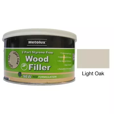 Wood Filler Metolux 2 Part Styrene Free 275ml Different Finishes + Free Spreader • £11.95