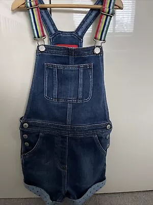 £10.80 • Buy Mini Boden Denim Dungarees Age 8-9