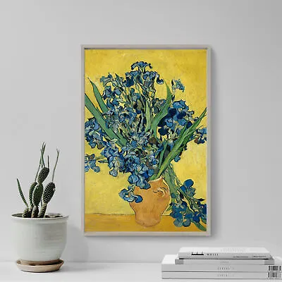 Vincent Van Gogh - Irises (1890) - Art Print Painting Poster • $89.50