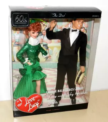 Barbie I Love Lucy The Diet Lucy & Ricky Large Set Episode 4 Pink Label 60th Ann • $89