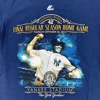 NEW Mariano Rivera Final Game Yankee Stadium Official T-Shirt 9/26/13 • Small • $21.92