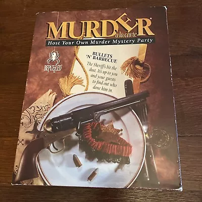 Murder A La Carte Mystery Party Game For 6 People~Bullets 'n' Barbecue BePuzzled • $18.39