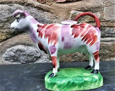 £86.99 • Buy Charming Early 19th C Swansea Pearlware Lustre Ware Cow Creamer Circa 1820