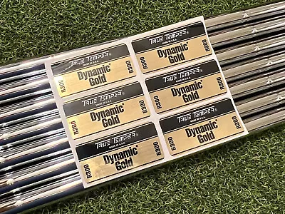 NEW True Temper Dynamic Gold Iron Shaft Set - .355 Taper Tip • $209.93