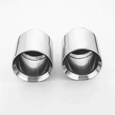 Pair Straight Cut 5  Out Exhaust Tips 3  In For Dodge Charger Scat Pack SRT R/T • $146.97