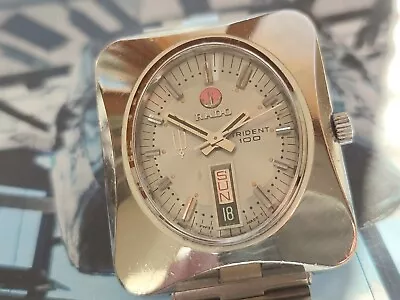 Vintage Rado Trident 100 Automatic Rare Sci-Fi 1970s Watch Excellent Condition. • £465