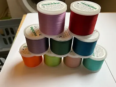 Madeira Rayon No 40 Machine Embroidery Threads - 9 X 200 Metres • £11