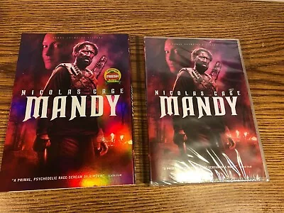 Mandy DVD Nicolas Cage Horror Cult 2017 Movie BRAND NEW SEALED RARE SLIPCOVER • $16.99